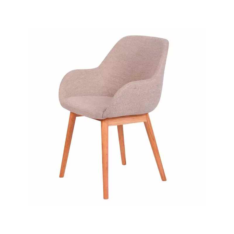 Chaise repas tissu sable - ALTEA