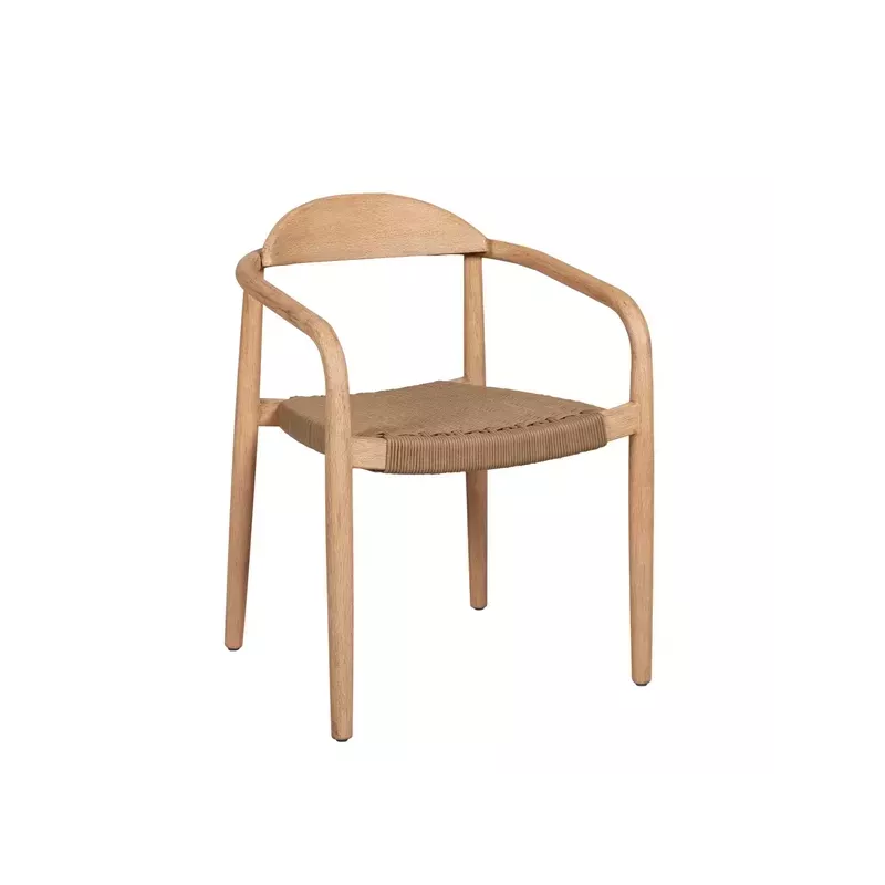 Chaise repas Eucalyptus et corde sable - ANAM Chaise repas Eucalyptus et corde sable - ANAM