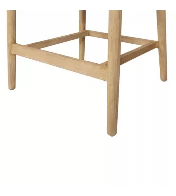 Chaise snack Eucalyptus et corde sable - ANAM