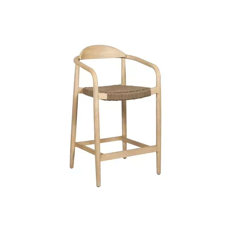 Chaise snack Eucalyptus et corde sable - ANAM