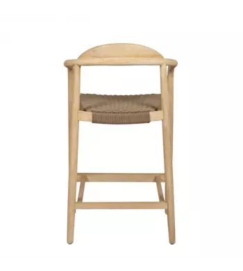 Chaise snack Eucalyptus et corde sable - ANAM