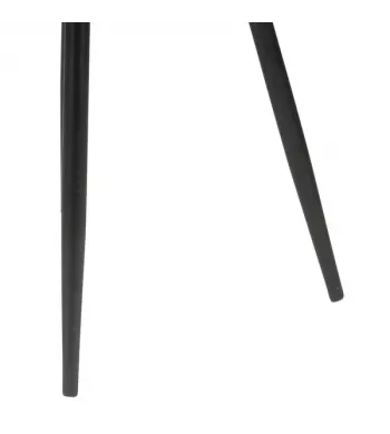 Chaise en velours noire - BARI