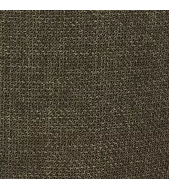 Chaise repas en tissu kaki pied chêne - BARI
