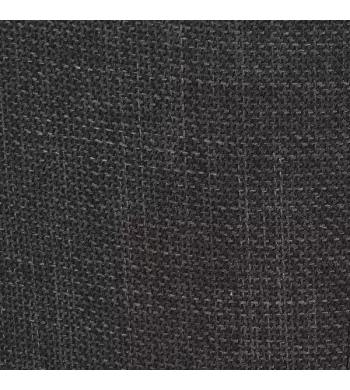 Chaise repas en tissu gris anthracite pied - BARI