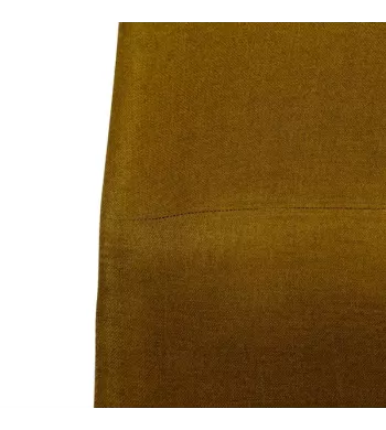 Chaise en tissu jaune - CARL