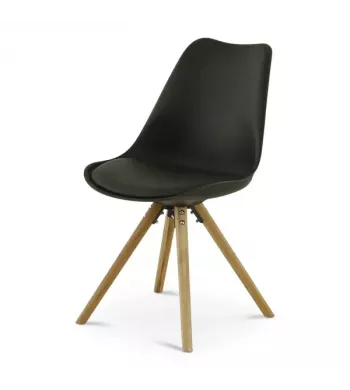 Chaise noire - CROSS