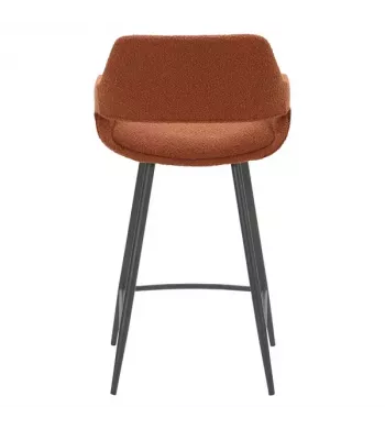 Chaise snack effet laine bouclette caramel - ESME
