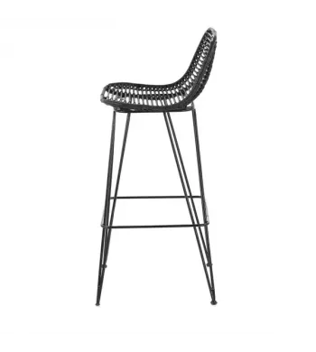 Chaise de bar noire - FRESH