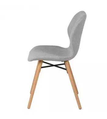 Chaise gris clair - GARY
