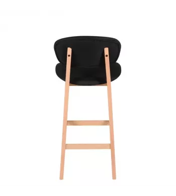 Chaise snack noire - HANA
