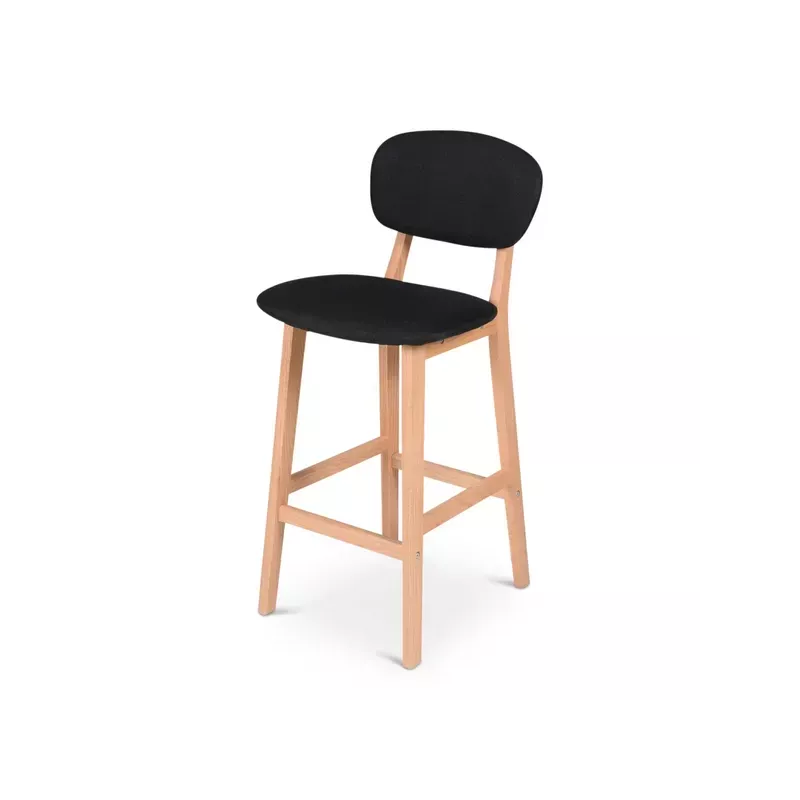 Chaise snack noire - HANA