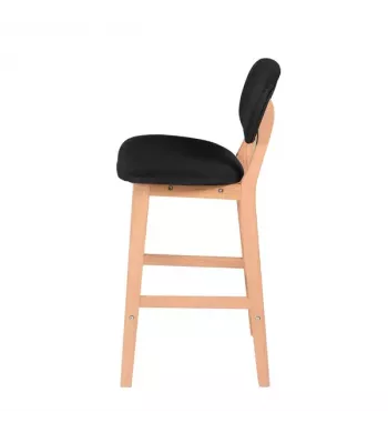Chaise snack noire - HANA