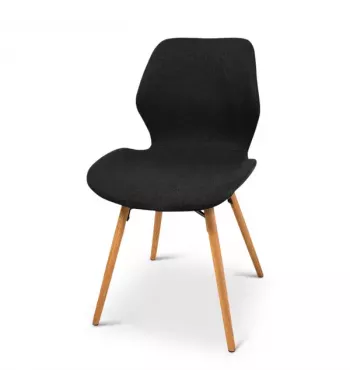 Chaise noire - GARY