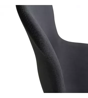 Chaise en tissu gris - CARL