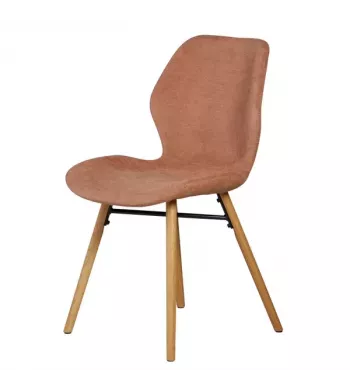 Chaise tissu soft touch nèfle - KERI
