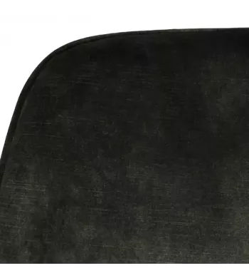 Chaise plan de travail velours verte foncée - LIZZY