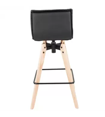 Chaise de bar noire - MAE