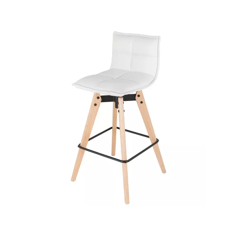 Chaise de bar blanche - MAE
