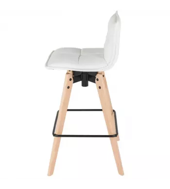 Chaise de bar blanche - MAE