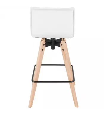 Chaise de bar blanche - MAE