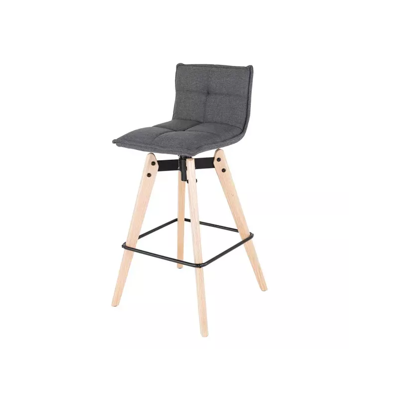 Chaise de bar grise - MAE
