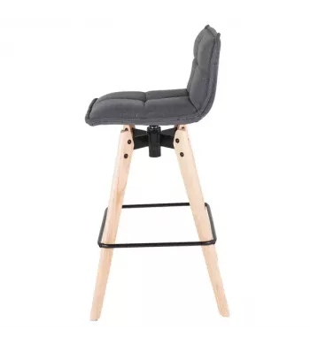 Chaise de bar grise - MAE