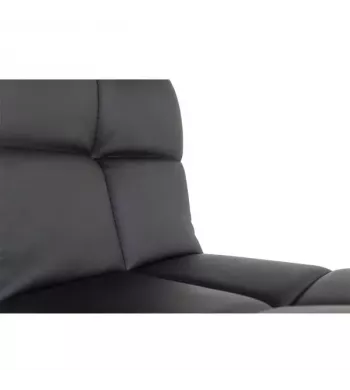 Chaise snack noir pieds chêne - agathe - MAE