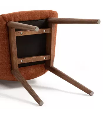 Meta title-Chaise snack tissu gris clair
