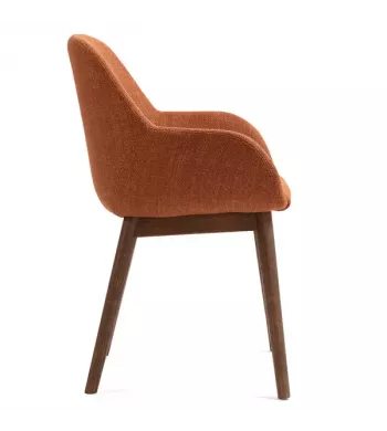 Meta title-Chaise snack tissu gris clair