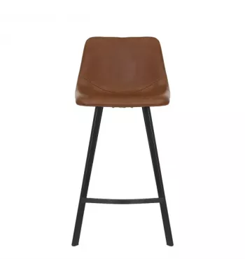 Chaise snack PU cognac - MANA