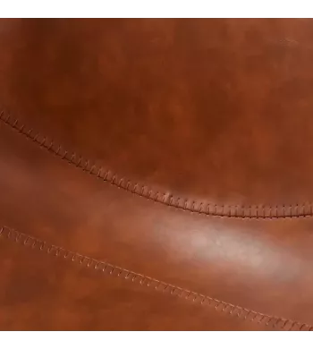 Chaise snack PU cognac - MANA
