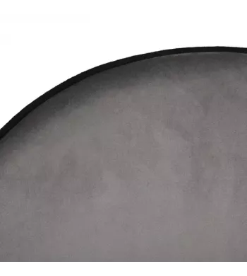 Chaise de bar velours anthracite - MAYA