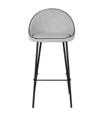Chaise snack gris clair - MAYA