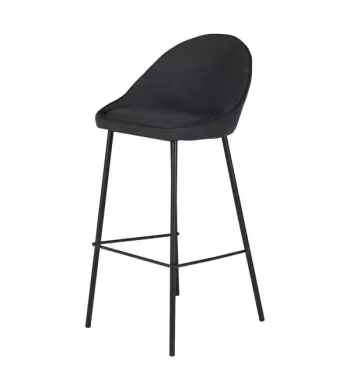 Chaise snack gris foncé - MAYA