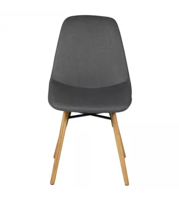 Chaise repas gris foncé - MAY