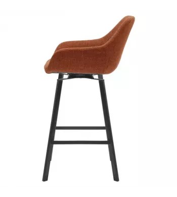 Chaise snack pivotante tissu caramel - MOSS