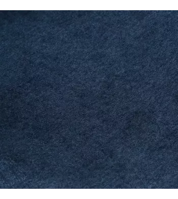 Chaise snack tissu bleu foncé - ZINIA