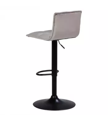 Tabouret de bar velours taupe - JORDI