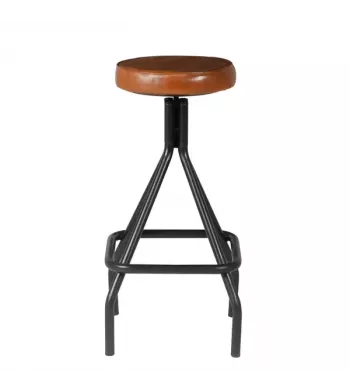 Tabouret snack en cuir - MONTE