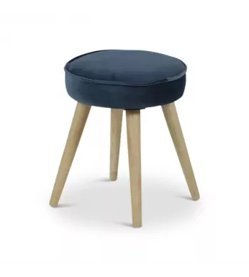Pouf bleu foncé - POPY