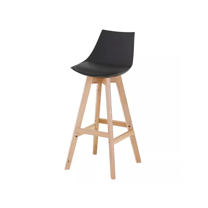 Chaise snack noire - KIM