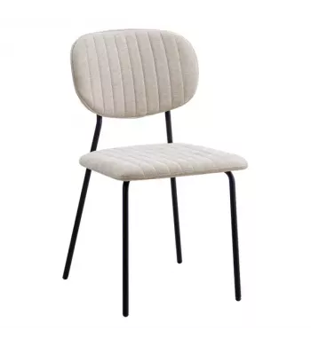 Chaise repas tissu beige - KOTA