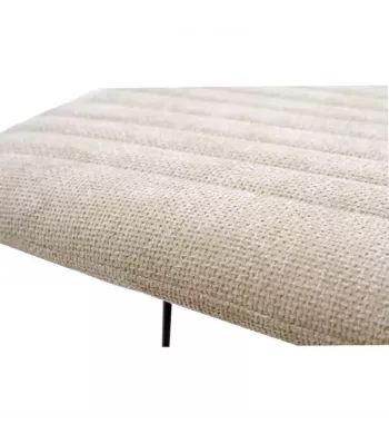 Chaise repas tissu beige - KOTA