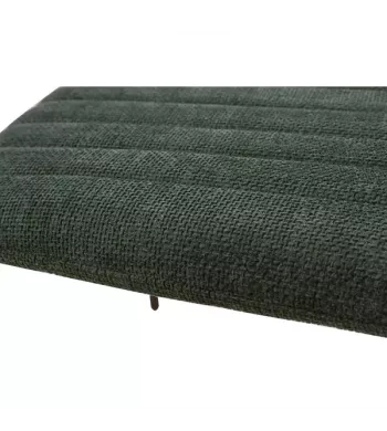 Chaise repas tissu vert sapin - KOTA