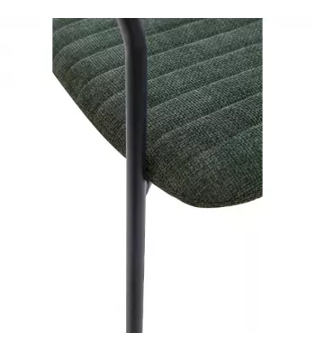 Chaise repas tissu vert sapin - KOTA