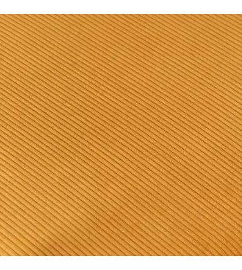 Meta title -  Fauteuil velours côtelé jaune curry - ASTON