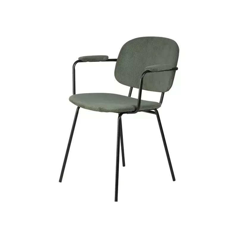 Meta title -  Fauteuil velours côtelé vert sapin - ASTON