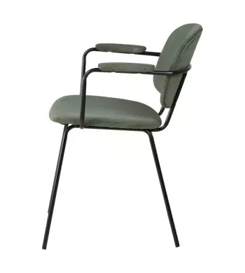 Meta title -  Fauteuil velours côtelé vert sapin - ASTON