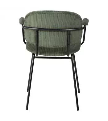 Meta title -  Fauteuil velours côtelé vert sapin - ASTON