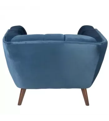 Meta title -  Fauteuil en velours bleu foncé BERYL - BERYL